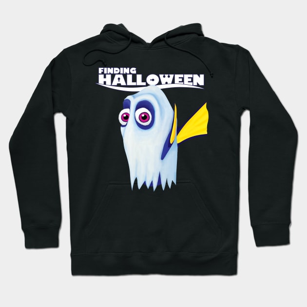 Finding Halloween Dory Ghost Fish Hoodie by ZZDeZignZ